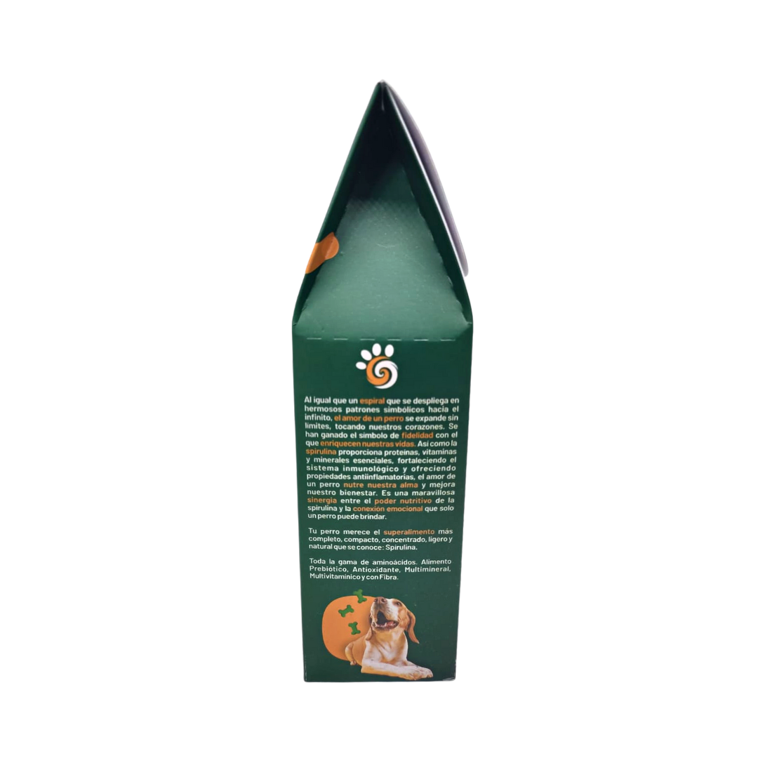 Snack para Perros a base de Spirulina Aroma Quesillos