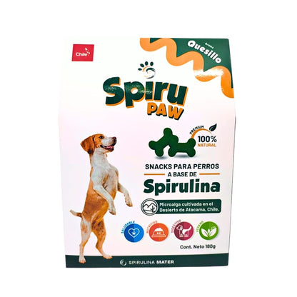 Snack for Dogs based on Spirulina Aroma Quesillos