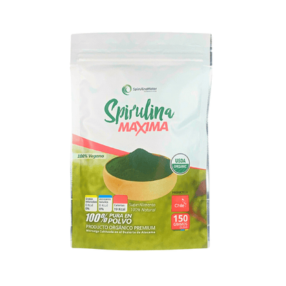 Bolsa Spirulina Mater en polvo de 150 gramos