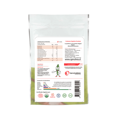 Bolsa Spirulina Mater en polvo de 150 gramos